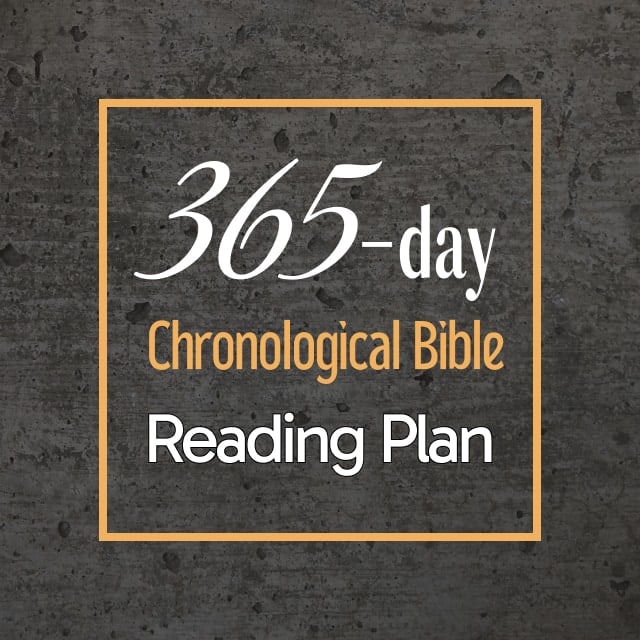 365-day Chronological Bible Reading Plan